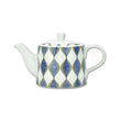 Blue Swirl Pattern Ceramic Tea Pot