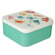 Butterfly House Set of 3 Plastic Stacking Lunchboxes