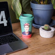 Frida Kahlo Bamboo Travel Mug