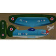 Ridley's Fighter Plane Set of 4 Gliders