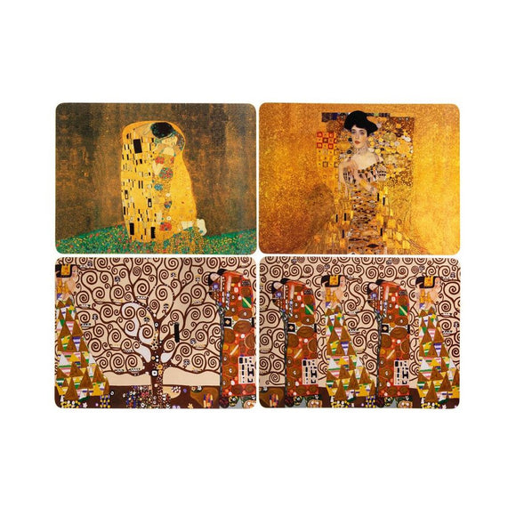 Gustav Klimt Art Master Set of 4 Table Mats
