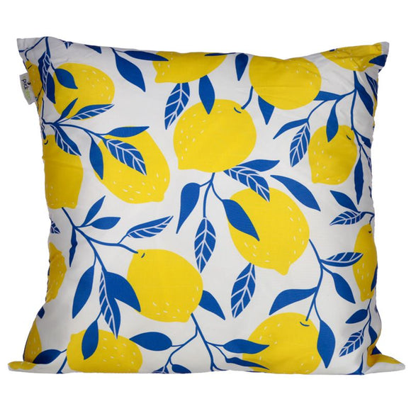 Amalfi Lemon Polyester 50 x 50 cm Cushion