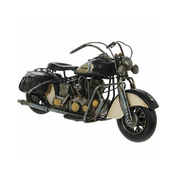Indian Black Chopper Motorbike Metal Ornament