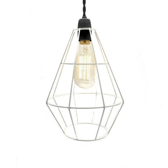 Shoreditch Modern Industrial White Light Fitting