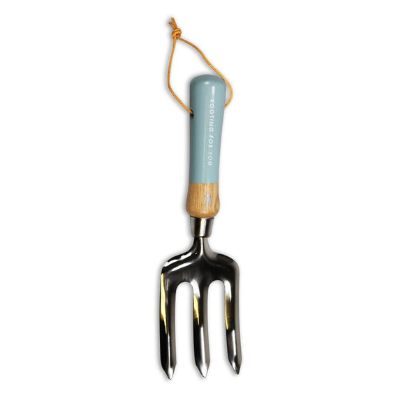 Shruti Stainless Steel Blue Garden Fork