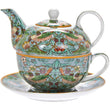 William Morris StrawberryThief Tea for One Teapot and Saucer