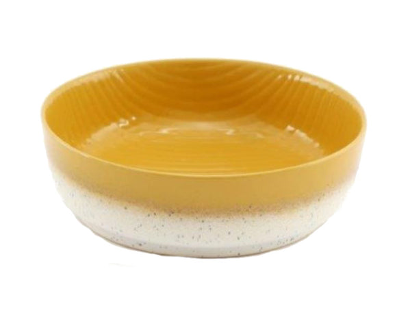 Two Tone Abstract Fruit Bowl