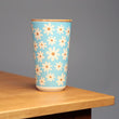 Oopsie Daisy Bamboo Large Blue Storage Jar