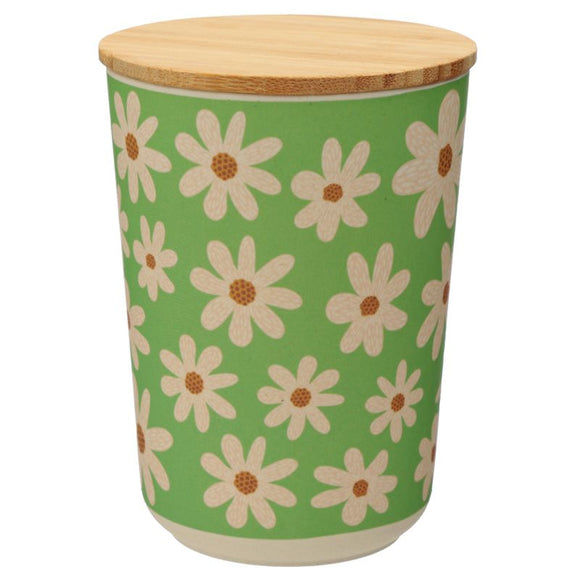 Oopsie Daisy Bamboo Green Medium Storage Jar