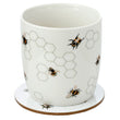 Meadow Bee Coffee Mug & Coaster Set