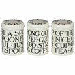 Emma Bridgewater Black Toast Set of 3 Caddies