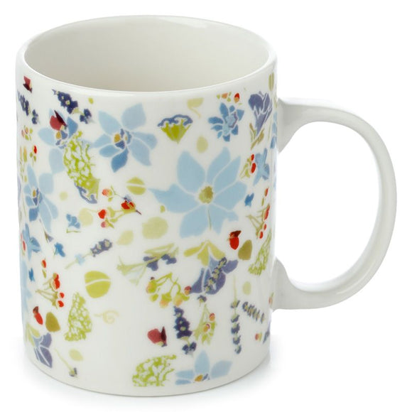 Julie Dodsworth Blue Botanical Mug