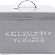 Retro Grey Dishwasher Tablets Tin