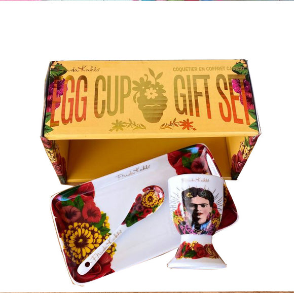 Frida Kahlo Egg Cup Breakfast Set