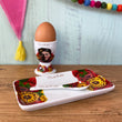 Frida Kahlo Egg Cup Breakfast Set