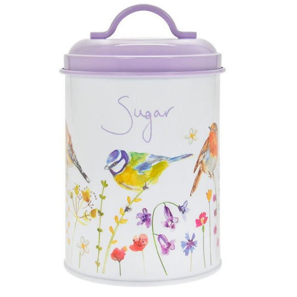 Garden Birds Sugar Canister