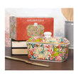 Golden Lily Red Butter Dish