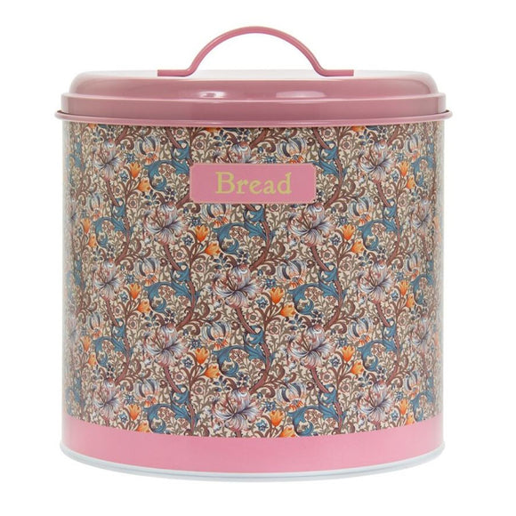 William Morris Golden Lily Pink Bread Bin