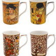 Gustav Klimt Set of 4 Mugs