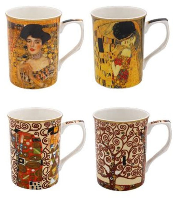 Gustav Klimt Set of 4 Mugs