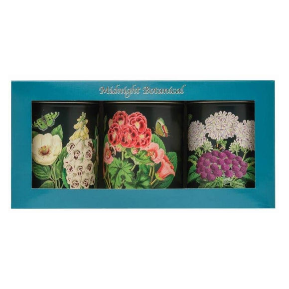 Madame Treacle Midnight Botanical Set of 3 Caddies
