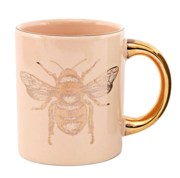 Summer Bee Pastel Pink Mug