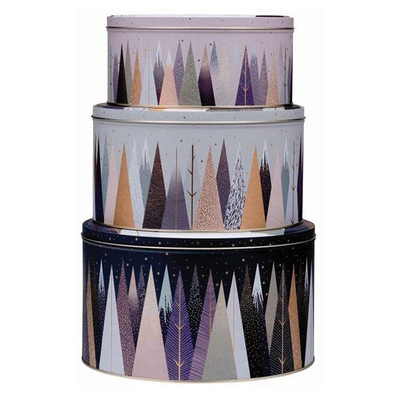 Sara Miller Frosted Pine Set of 3 Cake Tins