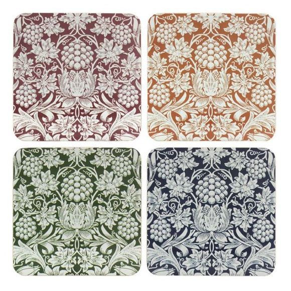 William Morris Sunflower Set of 4 Coasters