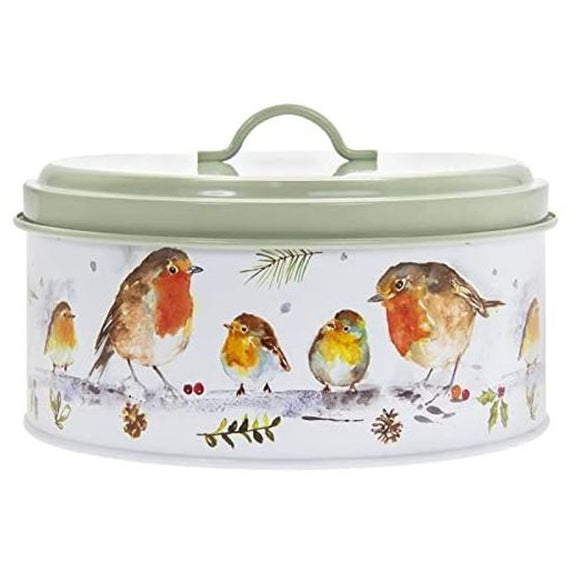 Winter Robins Cake Tin