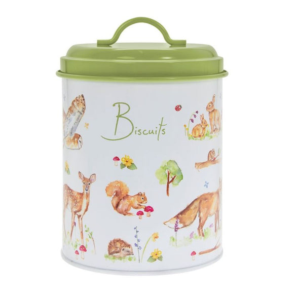 Woodland Wildlife Biscuit Tin