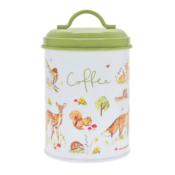 Woodland Wildlife Coffee Tin
