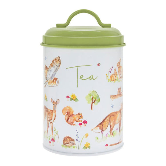 Woodland Wildlife Tea Tin